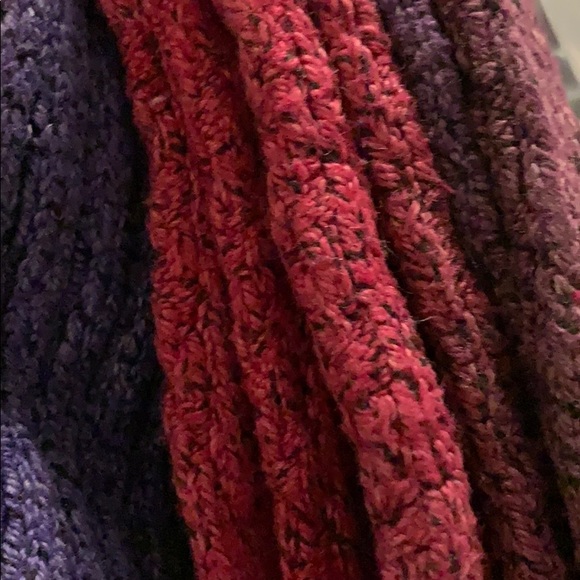 Ombré Hand Dyed cable Knit thigh high - Picture 9 of 11